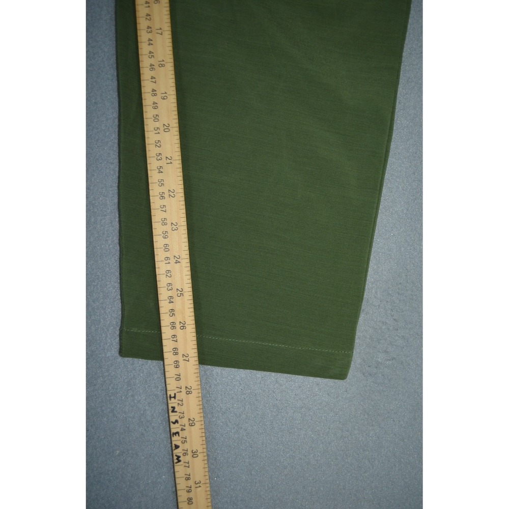 Fabletics Mens The Only Pants Olive Green Stretch Athletic Chino XL x 27" - Picture 7 of 12